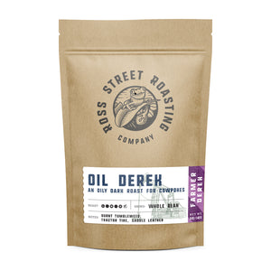Oil Derek - An Oily Dark Roast Coffee for Cowpokes